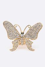 Load image into Gallery viewer, Crystal Butterfly Iconic Stretch Ring