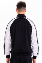 Load image into Gallery viewer, Men&#39;s Black Snake Side Print Long Sleeve Track Jacket