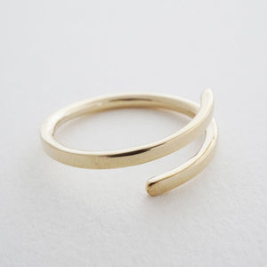 Marigold Wrap Around Ring - Smooth