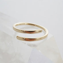 Load image into Gallery viewer, Marigold Wrap Around Ring - Smooth