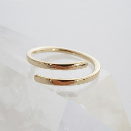 Marigold Wrap Around Ring - Smooth