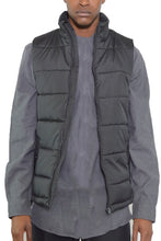 Load image into Gallery viewer, Men&#39;s Grey Sleeveless Padded Winter Two Tone Vest