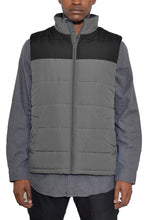 Load image into Gallery viewer, Men&#39;s Grey Sleeveless Padded Winter Two Tone Vest