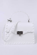 Load image into Gallery viewer, Lavender Matte Finish Studded Convertible Jelly Bag