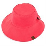 Load image into Gallery viewer, Solid Reversible Ponytail Bucket Hat