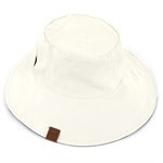 Load image into Gallery viewer, Solid Reversible Ponytail Bucket Hat