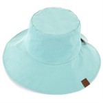 Load image into Gallery viewer, Solid Reversible Ponytail Bucket Hat