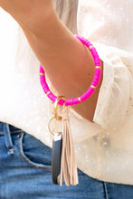 Load image into Gallery viewer, Boho Key Ring Bracelet