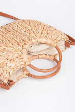 Load image into Gallery viewer, Straw Weaved Swing Clutch Bag