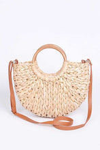 Load image into Gallery viewer, Straw Weaved Swing Clutch Bag