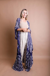 Beautiful Paisley Tapestry Free Flow Kimono Cardigan