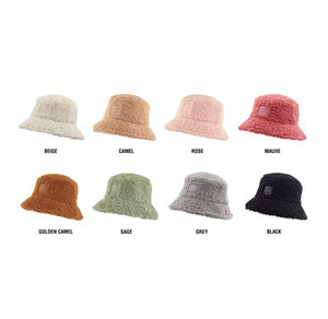 Style Chic Sherpa Adjustable Bucket Hat