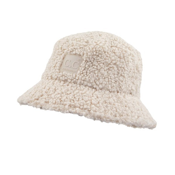 Style Chic Sherpa Adjustable Bucket Hat