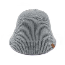 Load image into Gallery viewer, C.C Ribbed Knit Adjustable Bucket Hat