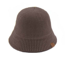 Load image into Gallery viewer, C.C Ribbed Knit Adjustable Bucket Hat