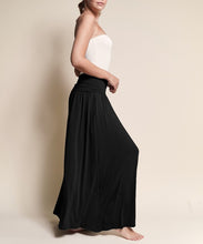 Load image into Gallery viewer, Soft Organic Taupe Bamboo Maxi Skirt w/Pockets