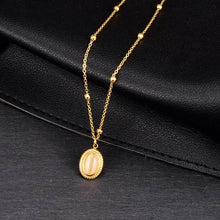 Load image into Gallery viewer, Oval Cat&#39;s Eye Necklace