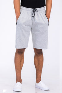 Men's Camo Grey Cotton Blend Lounge Sweat Shorts