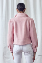 Load image into Gallery viewer, The Valerie Pink Sherpa Fleece Long Sleeve Winter Coat