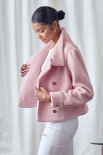 Load image into Gallery viewer, The Valerie Pink Sherpa Fleece Long Sleeve Winter Coat
