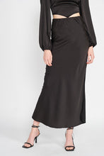 Load image into Gallery viewer, BIAS CUT MAXI SKIRT WITH SLIT