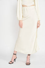 Load image into Gallery viewer, BIAS CUT MAXI SKIRT WITH SLIT