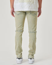 Load image into Gallery viewer, Men&#39;s Distressed Light Sand Slim Fit Denim Jeans