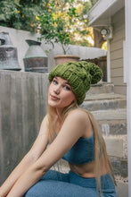 Load image into Gallery viewer, Oversized Chunky Knit Pom Beanie