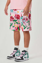 Load image into Gallery viewer, All Over Rose Bloom Print Shorts