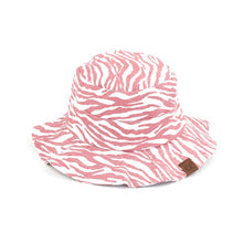 Load image into Gallery viewer, CC Zebra Bucket Hat