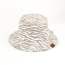 Load image into Gallery viewer, CC Zebra Bucket Hat