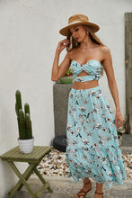 Load image into Gallery viewer, Women&#39;s Floral 2 Pcs Long Skirt Set