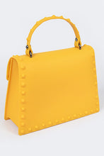 Load image into Gallery viewer, Lavender Matte Finish Studded Convertible Jelly Bag