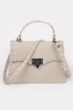 Load image into Gallery viewer, Lavender Matte Finish Studded Convertible Jelly Bag