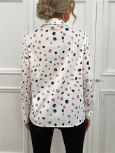 Load image into Gallery viewer, Women&#39;s Ivory Printed Long Sleeve Blouse