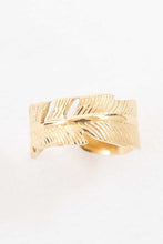 Load image into Gallery viewer, Feather Adjustable Ring