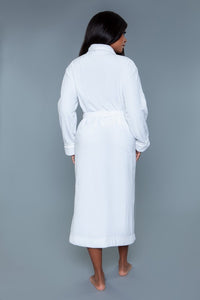 Luxurious Ultra Soft White Helena Plush Robe