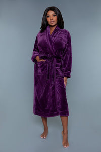 Luxurious Ultra Soft White Helena Plush Robe