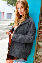 Load image into Gallery viewer, Cozy Winter Textured Sage Green Rosie Jacket