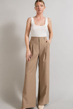 Load image into Gallery viewer, Flowy and Relaxed Off White Straight Leg Pants