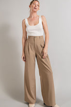 Load image into Gallery viewer, Flowy and Relaxed Off White Straight Leg Pants