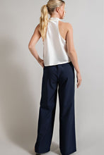 Load image into Gallery viewer, Flowy and Relaxed Off White Straight Leg Pants