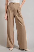 Load image into Gallery viewer, Flowy and Relaxed Off White Straight Leg Pants