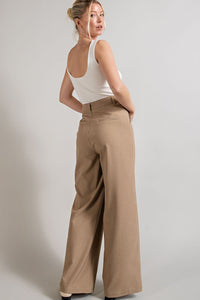 Flowy and Relaxed Off White Straight Leg Pants