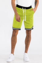 Load image into Gallery viewer, Men&#39;s Yellow Athletic Basketball Sports Shorts