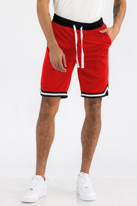 Men's Yellow Athletic Basketball Sports Shorts