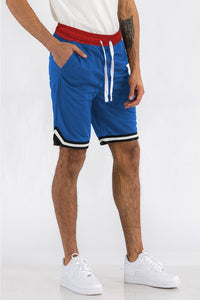 Men's Yellow Athletic Basketball Sports Shorts