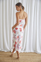 Load image into Gallery viewer, Floral Midi Cowl Neck Slip Dress
