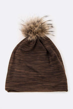 Load image into Gallery viewer, Faux Fur Cotton Slouchy Beanie