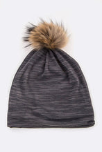 Load image into Gallery viewer, Faux Fur Cotton Slouchy Beanie